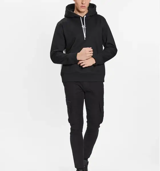 Calvin Klein - Ανδρικό Φούτερ με Κουκούλα J30J323435-BEH Μαύρο J30J323435-BEH