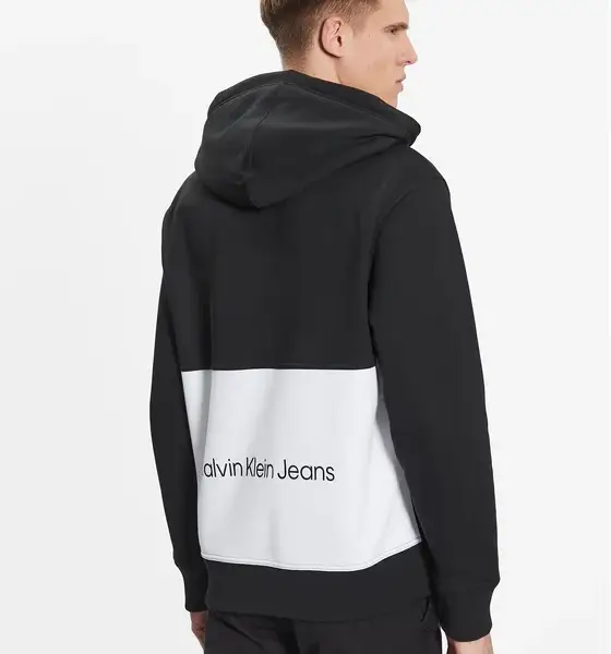 Calvin Klein - Ανδρικό Φούτερ με Κουκούλα J30J323435-BEH Μαύρο J30J323435-BEH