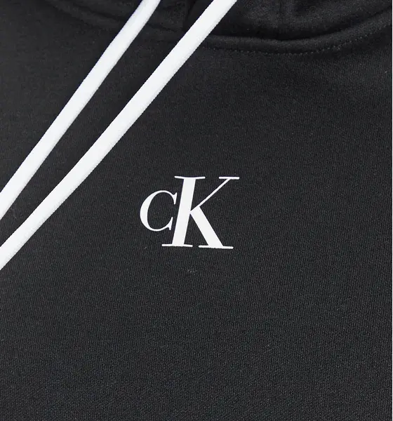 Calvin Klein - Ανδρικό Φούτερ με Κουκούλα J30J323435-BEH Μαύρο J30J323435-BEH