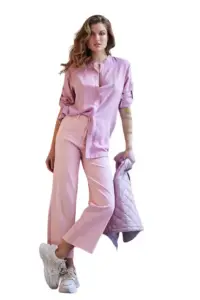 Cento - Πουκάμισο λουπέτο oversized 2702901-205 Ροζ