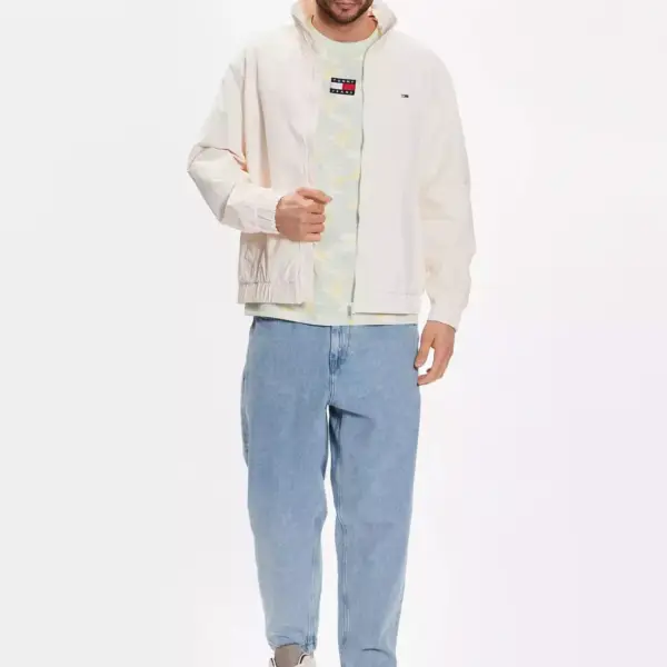 Tommy Hilfiger - Ανδρικό Μπουφάν Αντιανεμικό DM0DM15916-YBH Εκρού DM0DM15916-YBH
