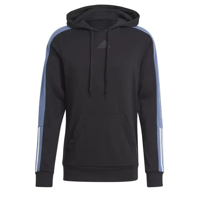 Adidas - Essentials Ανδρικό Φούτερ με Κουκούλα και Τσέπες GK9626 Μαύρο