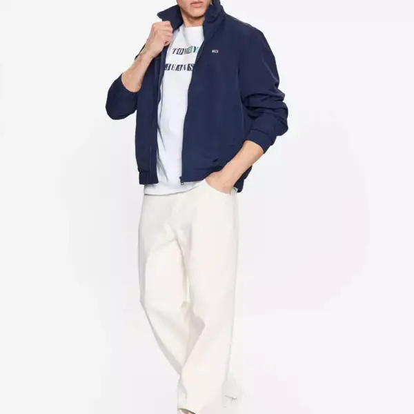 Tommy Hilfiger - Ανδρικό Μπουφάν Αντιανεμικό DM0DM15916-C87 Μπλε Ναυτικό DM0DM15916-C87