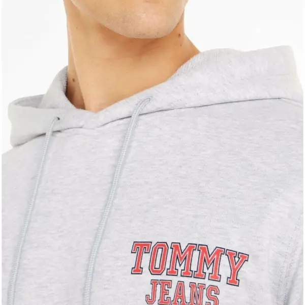 Tommy Hilfiger - Ανδρικό Φούτερ με Κουκούλα DM0DM16365-PJ4 Γκρι DM0DM16365-PJ4