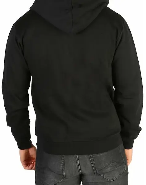 Sergio Tacchini - Ανδρική Φούτερ Ζακέτα με Κουκούλα και Τσέπες 103-10001-0002 Μαύρο 103-10001-0002