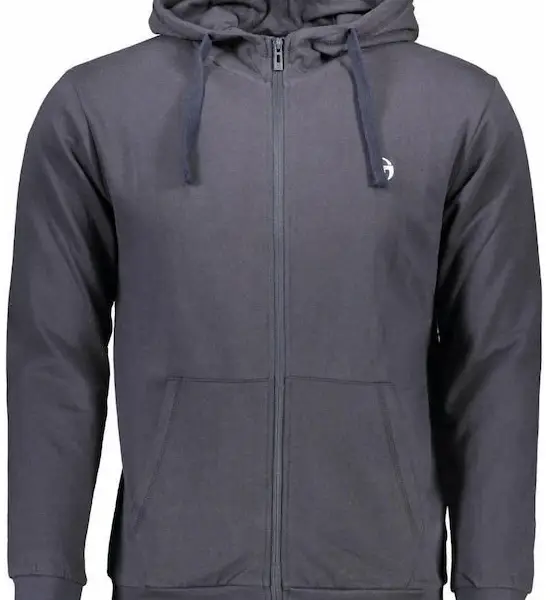 Sergio Tacchini - Ανδρική Φούτερ Ζακέτα με Κουκούλα και Τσέπες 103-10001-0001 Μπλε Ναυτικό 103-10001-0001