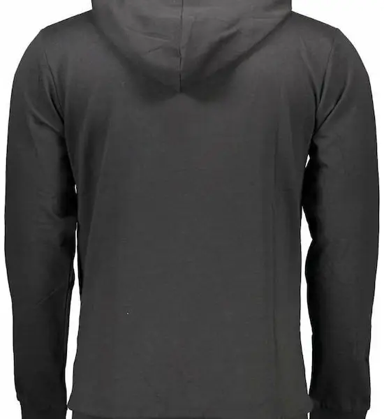 Sergio Tacchini - Ανδρική Φούτερ Ζακέτα με Κουκούλα και Τσέπες 103-10001-0002 Μαύρο 103-10001-0002