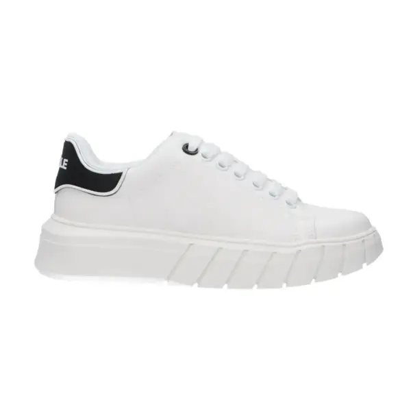Gaelle Paris - Γυναικεία Sneakers Addict ECO-Leather GBCDP2965 Λευκό/Μαύρο
