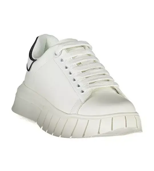 Gaelle Paris - Γυναικεία Sneakers Addict ECO-Leather GBCDP2965 Λευκό GBCDP2965-WHITE