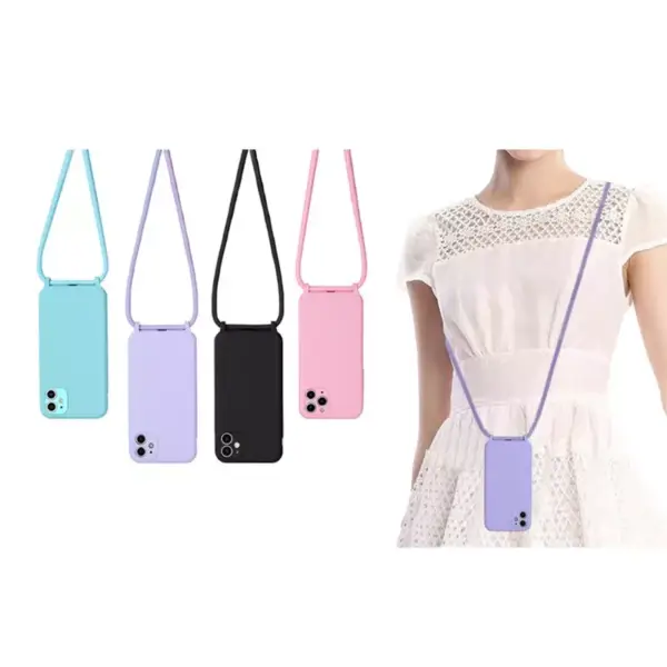 My Colors CarryHang Back Cover Σιλικόνης με Λουράκι Μπορντό (Redmi Note 11 Pro) 5201101782672