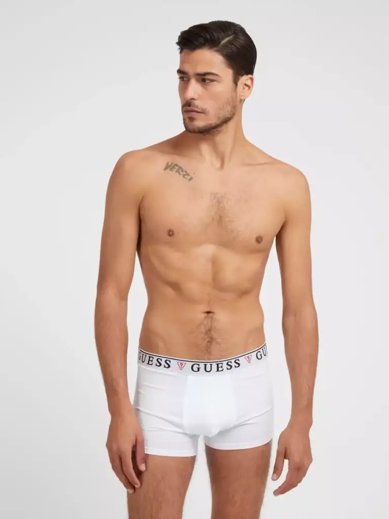 Guess - Ανδρικά Μποξεράκια 3Pack U97G01K6YW1-F017 Μαύρο/Γκρι/Λευκό