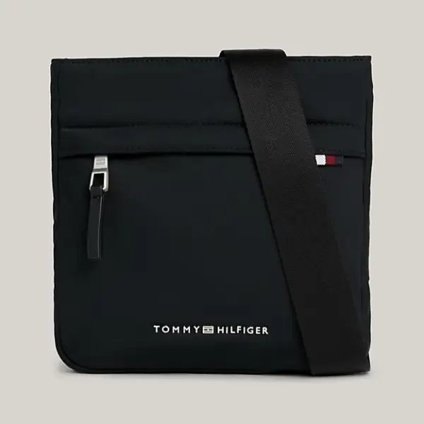 Tommy Hilfiger - Th Signature Ανδρική Τσάντα Ώμου / Χιαστί AM0AM12216-BDS Μαύρο