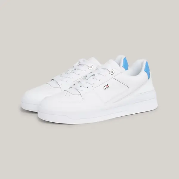 Tommy Hilfiger - Basket Γυναικεία Sneakers FW0FW08081-0K7 Λευκό
