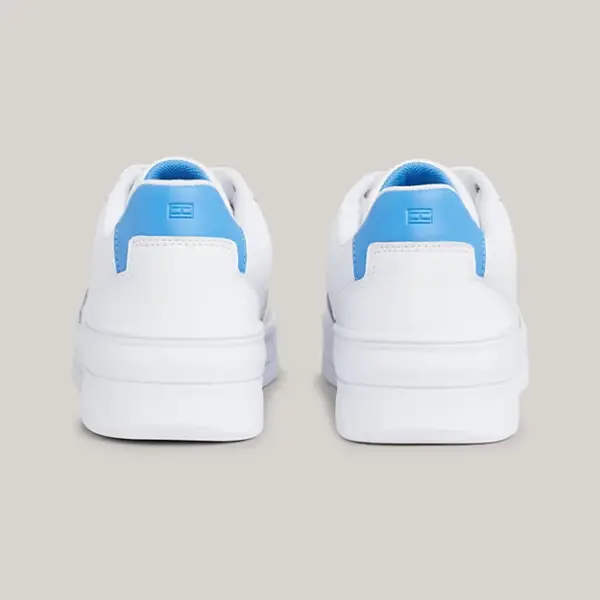 Tommy Hilfiger - Basket Γυναικεία Sneakers FW0FW08081-0K7 Λευκό