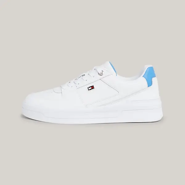 Tommy Hilfiger - Basket Γυναικεία Sneakers FW0FW08081-0K7 Λευκό