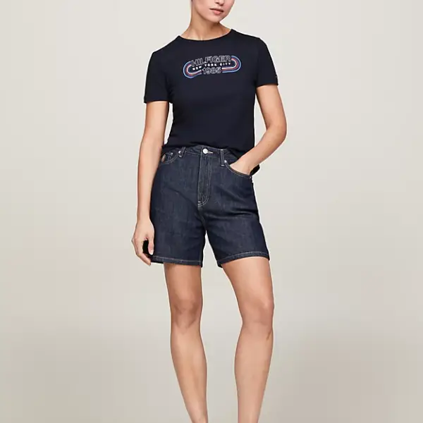 Tommy Hilfiger - Basket Γυναικεία Sneakers FW0FW08081-0K7 Λευκό