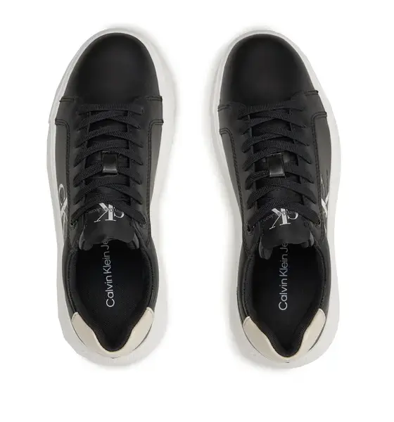 Calvin Klein - Γυναικεία Sneakers Chunky Cupsole Laceup Lth Ml Mtl YW0YW01476-0GQ Mαύρο