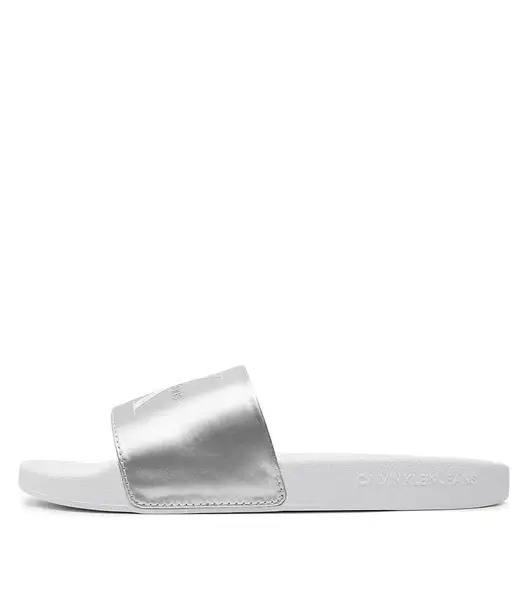 Calvin Klein – Γυναικείες Παντόφλες YW0YW01243-0K9 Λευκό