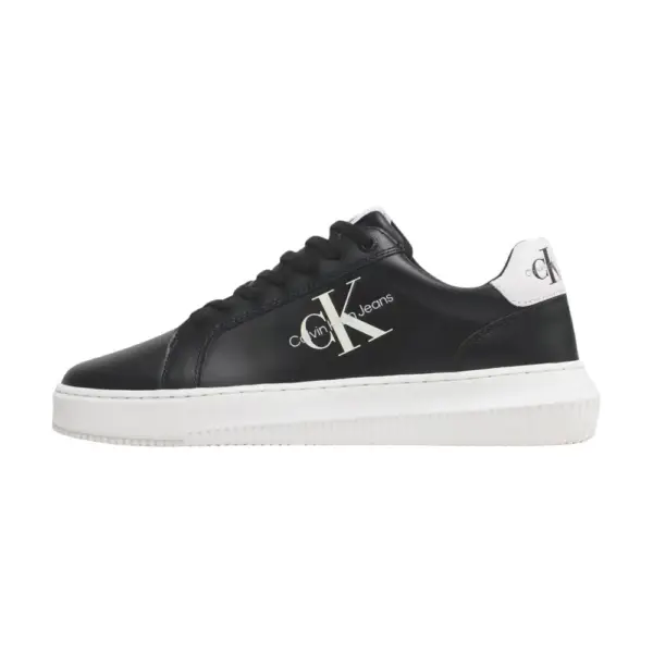 Calvin Klein - Cupsole Mono Lth Ανδρικά Chunky Sneakers YM0YM00681-0GJ Μαύρο YM0YM00681-0GJ