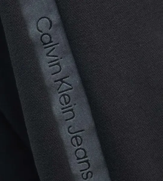 Calvin Klein - Ανδρικό Φούτερ Logo Tape Regular Fit J30J325632-BEH Μαύρο