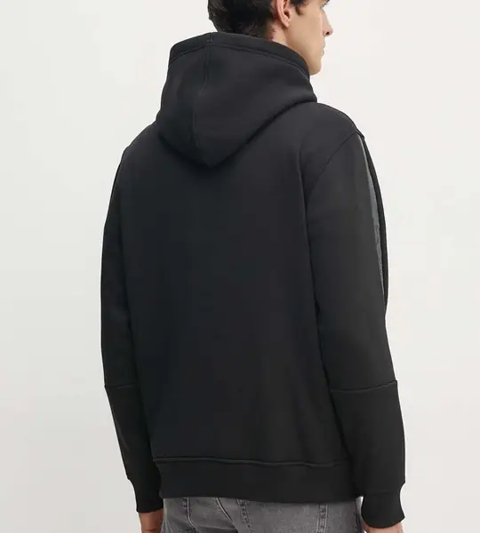 Calvin Klein - Ανδρικό Φούτερ Logo Tape Regular Fit J30J325632-BEH Μαύρο