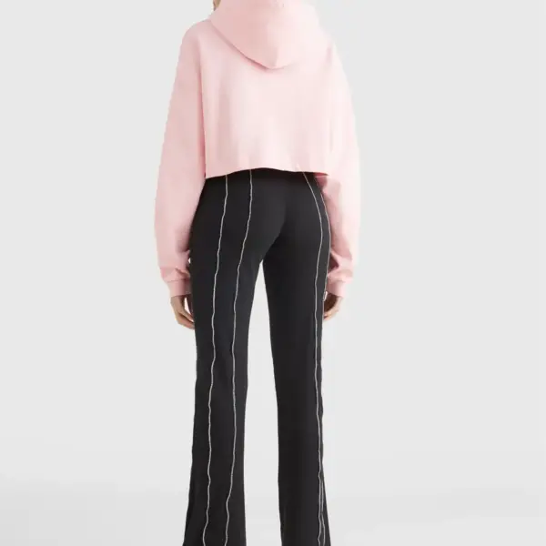 Tommy Hilfiger - Cropped Γυναικείο Φούτερ με Κουκούλα DW0DW14872-TG0 Ροζ