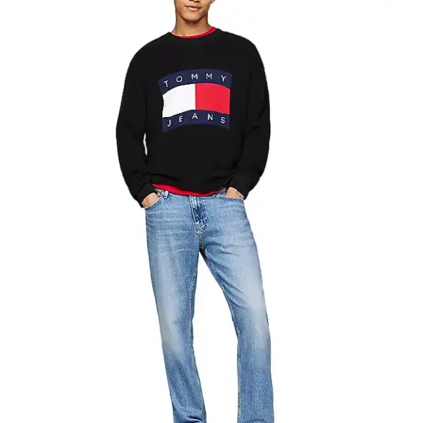 Tommy Hilfiger - Ανδρικά Sneakers The Brooklyn Mix Material EM0EM01428-YBI Εκρού EM0EM01428-YBI