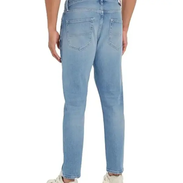 Tommy Hilfiger - Ανδρικό Παντελόνι Τζιν Ελαστικό Dad Tapered Regular Fit DM0DM20200-1AB Μπλε DM0DM20200-1AB