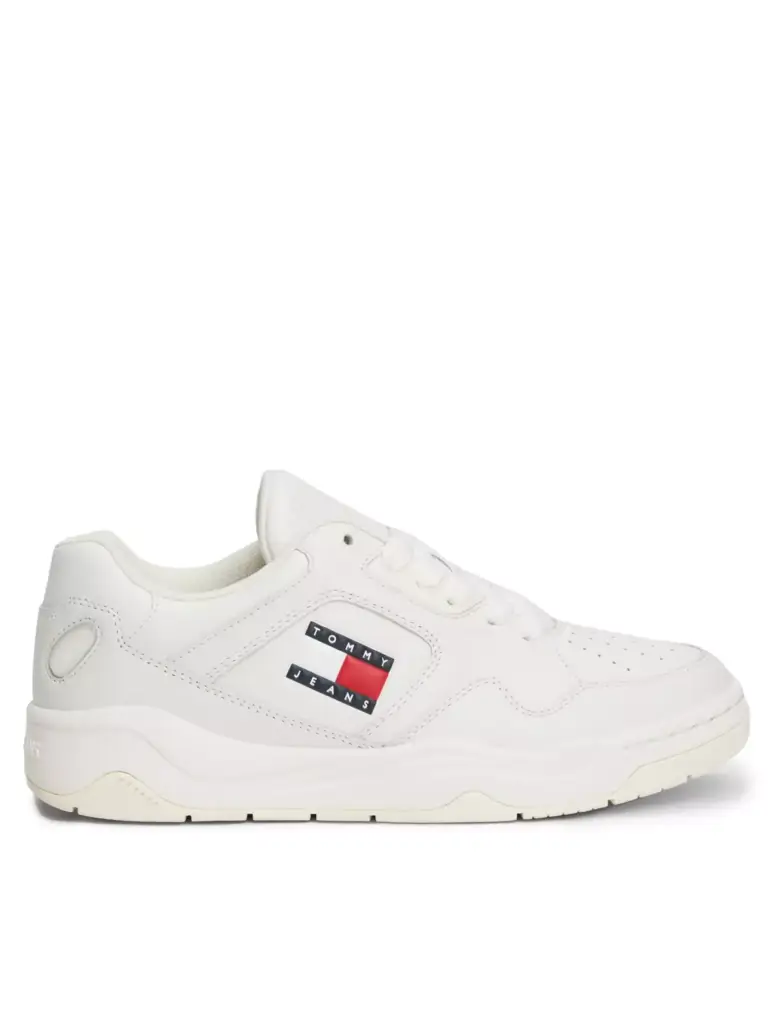 Tommy Hilfiger – Δερμάτινα Γυναικεία Sneakers Tjw New Basket Sneaker Lc EN0EN02524F-YBL Εκρού