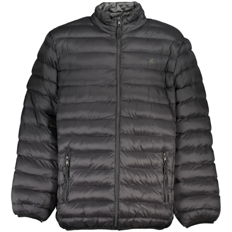 U.S.Grand Polo - Ανδρικό Χειμωνιάτικο Μπουφάν Puffer slim fit OUSG270-Black Μαύρο