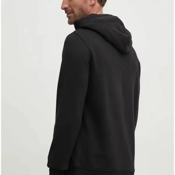 Calvin Klein - Ανδρικό Φούτερ Monologo Distressed με κουκούλα J30J326875-BEH Μαύρο