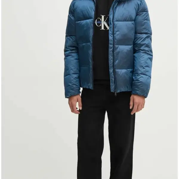 Calvin Klein - Ανδρικό Φούτερ Monologo Distressed με κουκούλα J30J326875-BEH Μαύρο