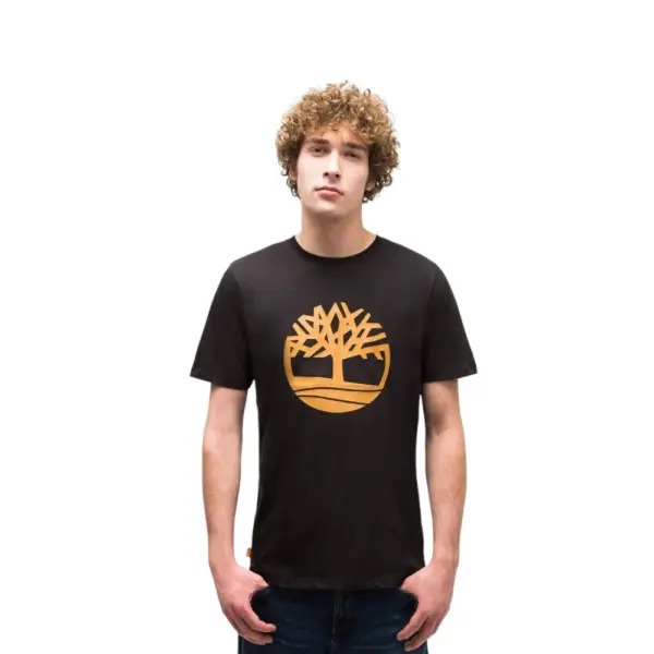 Timberland - Ανδρικό T-shirt Mε Λογότυπο Timberland River Tree TB0A2C6S-P56 Μαύρο