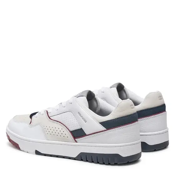 Tommy Hilfiger - Ανδρικά Sneakers Th Basket Modern Street Lth FM0FM05211-YBS Λευκό