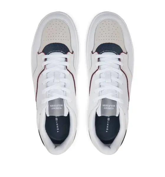 Tommy Hilfiger - Ανδρικά Sneakers Th Basket Modern Street Lth FM0FM05211-YBS Λευκό