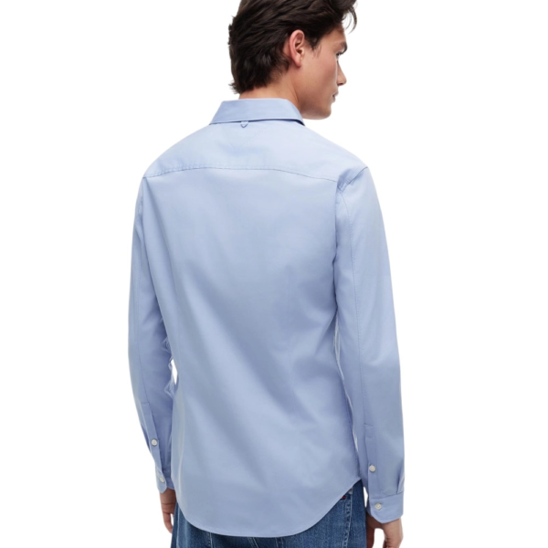 Tommy Hilfiger - Ανδρικό Πουκάμισο Tjm Original Stretch Shirt Slim Fit DM0DM04405-556 Γαλάζιο DM0DM04405-556