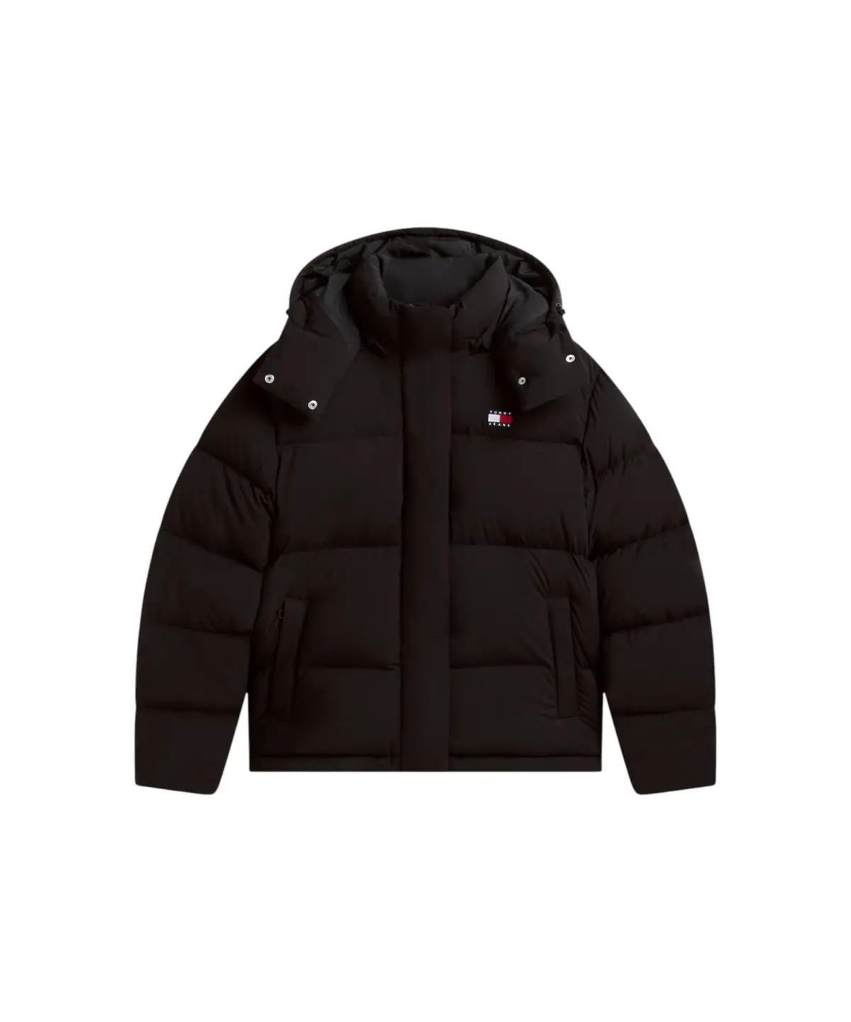 Tommy Hilfiger - Γυναικείο Μπουφάν Πουπουλένιο Alaska Relaxed Fit DW0DW18610-BDS Μαύρο