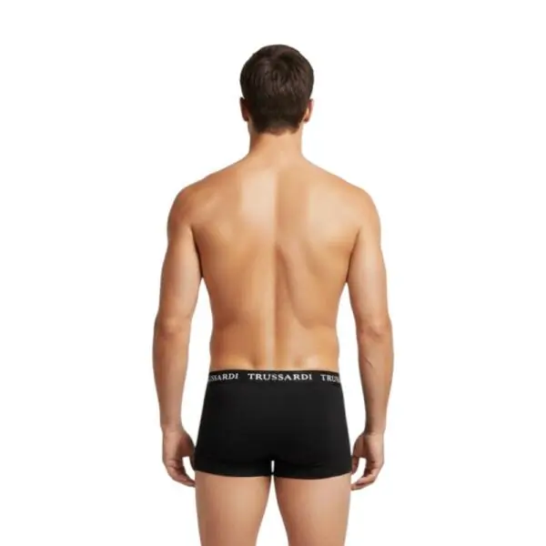 Trussardi Jeans- Ανδρικά Μποξεράκια 2Pack TRU2UTR02-03BLAC Μαύρο TRU2UTR02-03BLAC