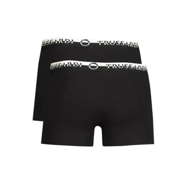 Trussardi Jeans- Ανδρικά Μποξεράκια 2Pack TRU2UTR03-03BLAC Μαύρο TRU2UTR03-03BLAC