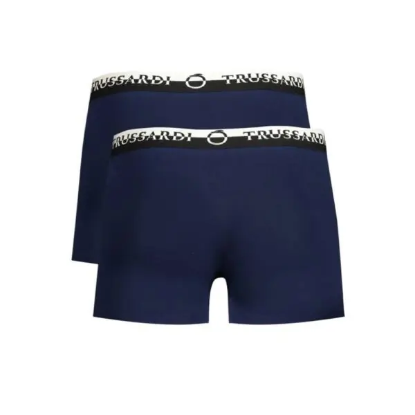 Trussardi Jeans- Ανδρικά Μποξεράκια 2Pack TRU2UTR03-17NAVY Μπλε TRU2UTR03-17NAVY