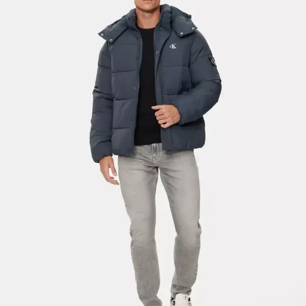 Calvin Klein - Ανδρικό Μπουφάν Essentials Non Down Jacket J30J326104-PPK Μπλε Σκούρο J30J326104-PPK