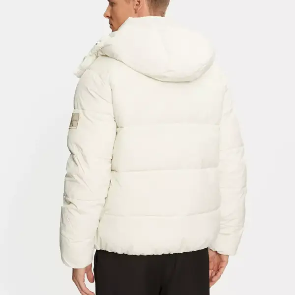 Calvin Klein - Ανδρικό Μπουφάν Essentials Non Down Jacket J30J326104-YBI Εκρού J30J326104-YBI