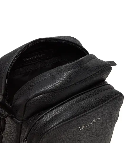 Calvin Klein - Ανδρική Τσάντα Ώμου Χιαστί Must Reporter S K50K512204-BEH Μαύρο