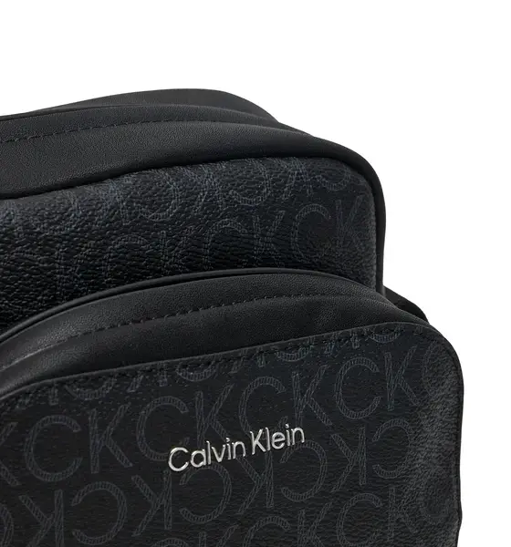 Calvin Klein - Ανδρική Τσάντα Ώμου Χιαστί Must Reporter S Mono K50K512199-0GJ Μαύρο