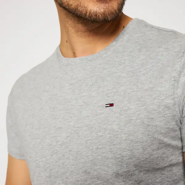 Tommy Hilfiger - Ανδρικό T-shirt Tjm Original Jersey Tee Regular Fit DM0DM04411-038 Γκρι DM0DM04411-038