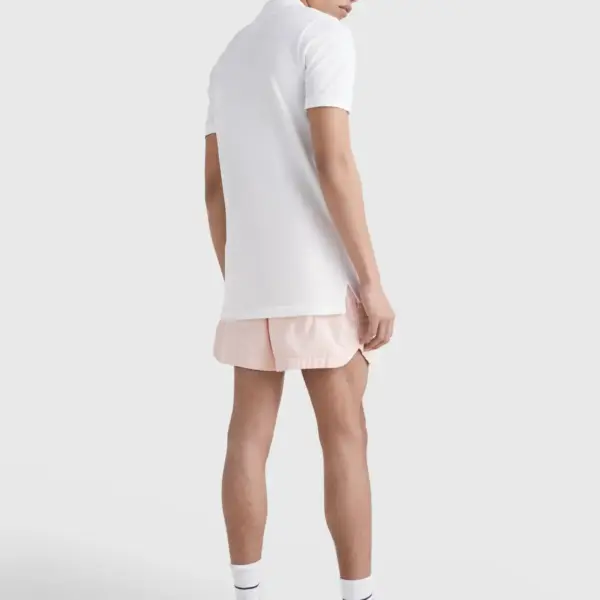 Tommy Hilfiger - Ανδρικό Κοντομάνικο Polo Placket Slim Fit DM0DM15370-YBR Λευκό DM0DM15370-YBR
