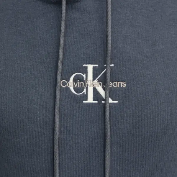 Calvin Klein - Fleece Monogram Φούτερ J30J325629-BAN Μπλε Ναυτικό