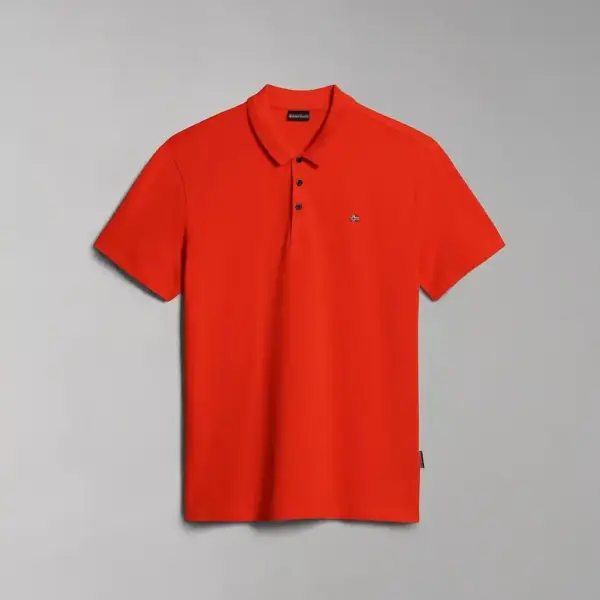 Napapijri - Ανδρικό T-shirt Polo Ealis SS Regular Fit NP0A4H8B-R05 Κόκκινο NP0A4H8BR05