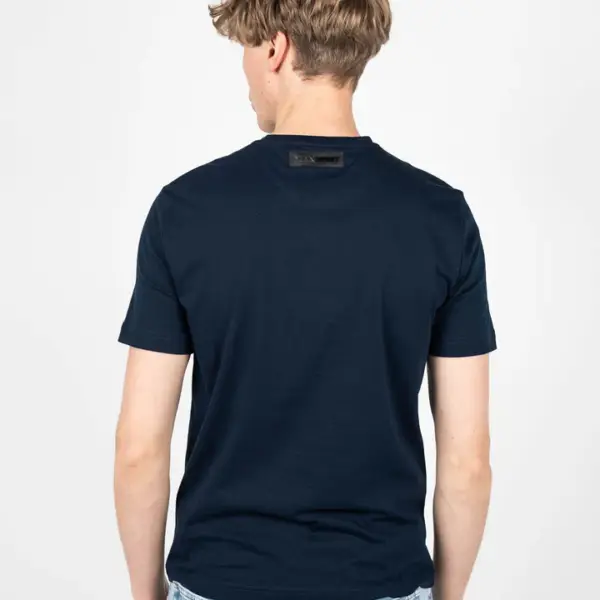 Plein Sport - Ανδρικό T-Shirt Short Sleeve TIPS105-85 Μπλε Ναυτικό TIPS105-85