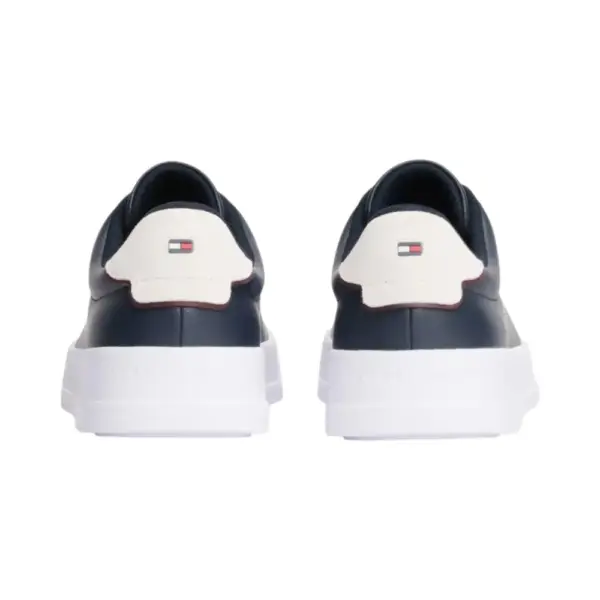 Tommy Hilfiger - Ανδρικά Sneakers Th Court Lth Detail Ess FM0FM05367-DW5 Μπλε Ναυτικό FM0FM05367-DW5